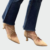 Karolína Elegante Stiletto-Schuhe mit Querbändern