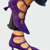 Karolína Retro Elegante Schuhe mit Niedrigem Absatz