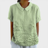 Zlata | Bluse mit floraler Stickerei