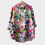 Lovina | Premium-Bluse mit Spitzenverarbeitung