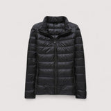Cristine™ | Neue Ultraleichte Jacke Mit Weißen Entenfedern