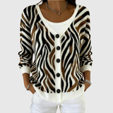 Bequemer Strickcardigan mit Knopfleiste