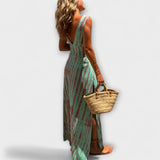 Ella - Tie-Dye Kleid mit V-Ausschnitt Eleanor