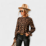 Kayla - Bluse mit Plisseekragen