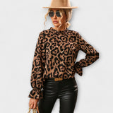 Kayla - Bluse mit Plisseekragen