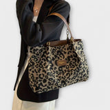 Béatrice | Leopard Canvas Bag