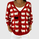 Bequemer Strickcardigan mit Knopfleiste