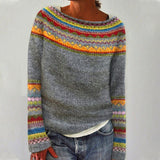 Retro Damen Strickpullover