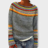 Vintage-Strickpullover für Frauen