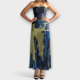 Noelle - Midi-Ohne-Träger-Kleid