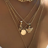 Collier Capa de Rose et Ange