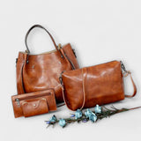 Olivia | Vintage 4-teiliges Taschen-Set