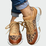 Bequeme Geflochtene Sneakers mit Muster