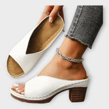 Dicke Absatzsandalen mit Offenem Absatz