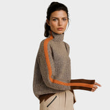 Petra - Pullover mit Stehkragen
