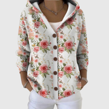 Bequemer Strickcardigan mit Kapuze