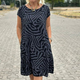 Avanille | Sommerkleid mit Rundhalsausschnitt