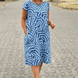 Avanille | Sommerkleid mit Rundhalsausschnitt