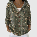 Bequemer Strickcardigan mit Kapuze