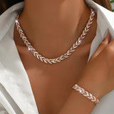 Aurora™ | Handgefertigtes Halsketten- und Armband-Set