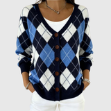 Bequemer Strickcardigan mit Knopfleiste