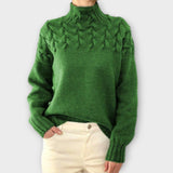 Eva - Damenpullover mit detailliertem Strickmuster