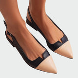 Karolína Elegante Ballerinas mit Spitzem Zehenbereich und Fersenriemen