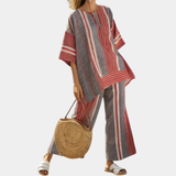 Lyna | Elegantes Grau und Weite Hosen