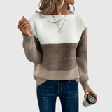 Marija - Pull Patchwork Tricolore