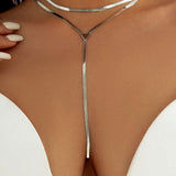 Metall Choker-Halskette