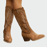 Gestickte Westernstiefel für Frauen