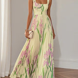 Mary™ - Elegantes Plissee-Maxikleid