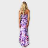 Pia - Maxikleid mit asymmetrischen Rüschen