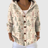 Bequemer Strickcardigan mit Kapuze
