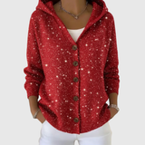 Bequemer Strickcardigan mit Kapuze