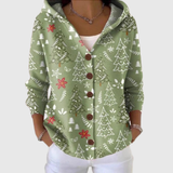 Bequemer Strickcardigan mit Kapuze
