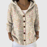 Bequemer Strickcardigan mit Kapuze