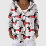 Bequemer Strickcardigan mit Kapuze