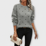 Sabina – Punktpullover