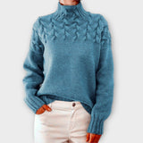 Eva - Damenpullover mit detailliertem Strickmuster