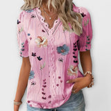 Emily - Trendige Bluse mit V-Ausschnitt