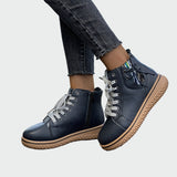 Orthopädische Lederstiefeletten