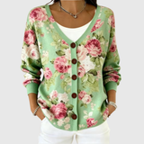 Bequemer Strickcardigan mit Knopfleiste