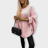 Isabelle - Damenpullover aus Strick mit Rundhalsausschnitt