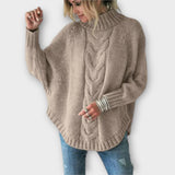 Elysian - Strickpullover mit Reliefmuster
