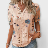 Emily - Trendige Bluse mit V-Ausschnitt