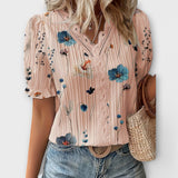 Emily - Trendige Bluse mit V-Ausschnitt