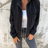 Concetta - Freizeitjacke Mit Kapuze Und Reißverschluss