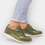 Anatomische Sneakers mit Reißverschluss
