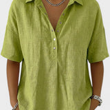 Tatjana | Bluse mit elegantem Kragen